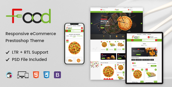 Food - Responsive PrestaShop Theme