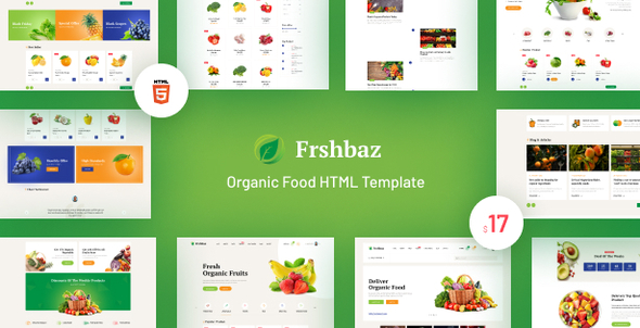 Frshbaz - Organic food HTML Template