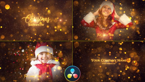 Christmas Slideshow - DaVinci Resolve