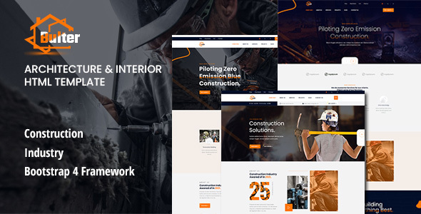 Bulter - Clean Construction HTML Template