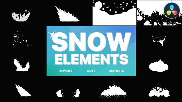 Snowy Elements | DaVinci Resolve