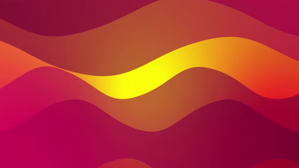 4k abstract red and oranges colorful background with waves