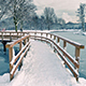 Walking on an Icy Wooden Bridge - AudioJungle Item for Sale