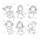 Cute Little Cartoon Fairy Girls - GraphicRiver Item for Sale