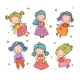Cute Little Cartoon Fairy Girls - GraphicRiver Item for Sale