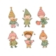 Cute Cartoon Gnomes - GraphicRiver Item for Sale