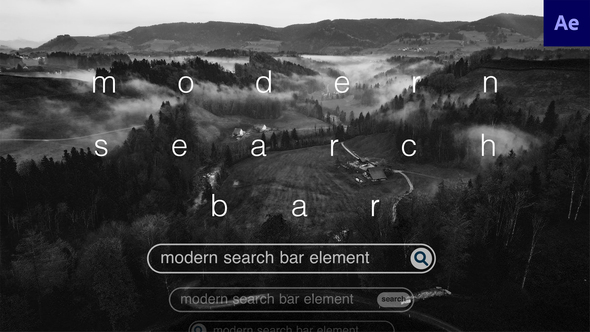 Modern Search Bar Template