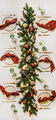 Flat-lay of festive Christmas table setting with decorations, vertical composition - PhotoDune Item for Sale