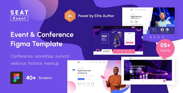 SEATevent - Event & Conference Figma Template