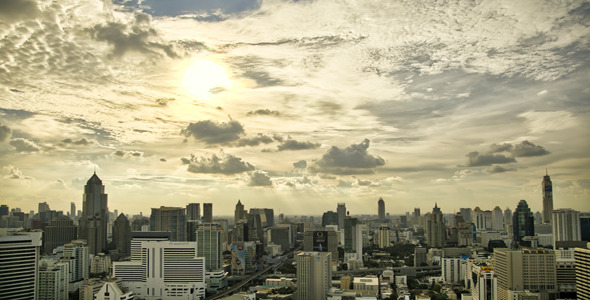 City Skyline Panorama Timelapse In HDR alt