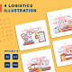 Logistics Concept Illustration - GraphicRiver Item for Sale