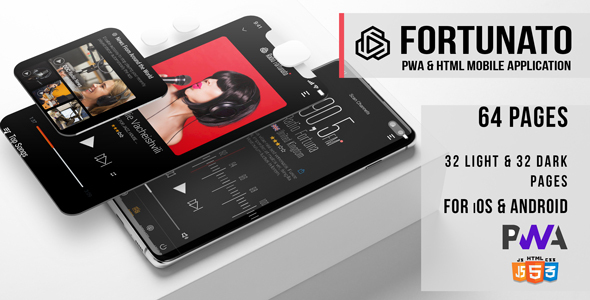 Fortunato - Radio PWA & HTML Mobile Applications