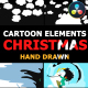 Cartoon Christmas Elements And Transitions | DaVinci Resolve - VideoHive Item for Sale