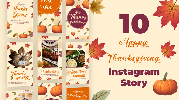 Thanksgiving Greeting Instagram Stories