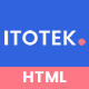 Itotek One Page Bootstrap 4 HTML 5 Theme - CodeCanyon Item for Sale