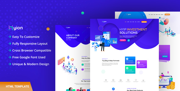 Hyion - HYIP Investment HTML Template