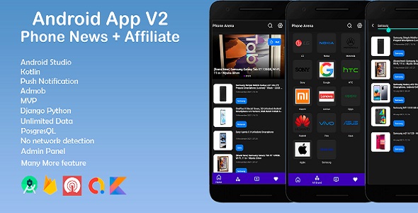 GSM Android App News And Phone Specifications + Affiliate Management + Admob