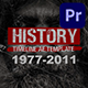 History Timeline Slideshow - Premiere Pro CC - VideoHive Item for Sale