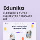 Edunika - Online Education Elementor Template Kit - ThemeForest Item for Sale