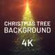 Magic Christmas Tree Background 4K - VideoHive Item for Sale