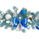 Vector Christmas Blue Fir Decoration with Bell - GraphicRiver Item for Sale