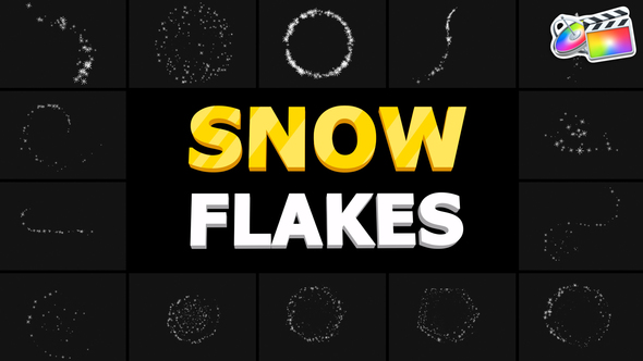 Snow Flakes 01 | FCPX alt