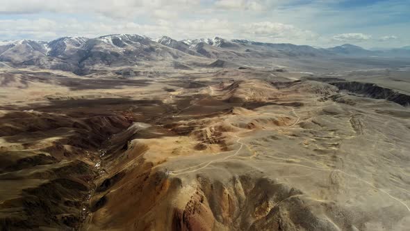 Mountain Landscape Taken From a Great Height