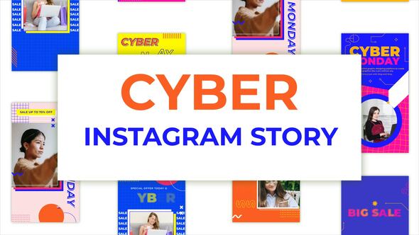 Cyber Monday Instagram stories