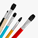5 brush painting - 3DOcean Item for Sale
