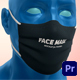 Face Mask Animated Template - Mock up Kit PREMIERE - VideoHive Item for Sale
