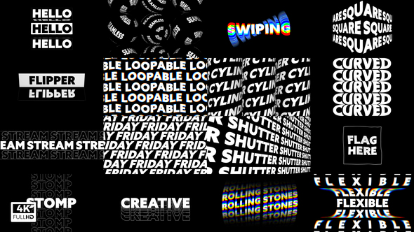 Kinetic Typography Pack alt