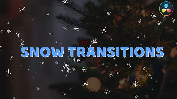 Snow Transitions And Backgrounds | DaVinci Resolve