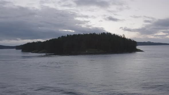 Gulf Islands on the West Coast of Pacific Ocean