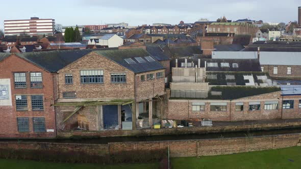 The famous Emma Bridgewater pottery factory located on Victoria road, Vicky road, Lichfied street, c