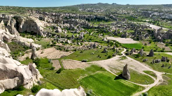 The Cosmic Landscape of Cappadocia aerial view 4 K