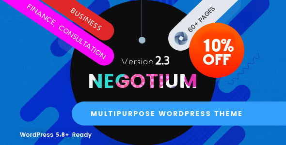 Negotium - Multipurpose Business WordPress Template
