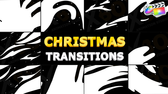Christmas Winter Transitions | FCPX alt