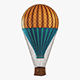 Hot Air Balloon v 4 - 3DOcean Item for Sale