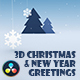 3D Christmas & New Year Greeting for DaVinci Resolve - VideoHive Item for Sale