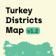 Interactive Vectorel Turkey District and City Map [SVG, JS, HTML5] - CodeCanyon Item for Sale