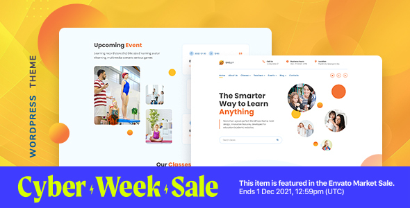 Тема WordPress Shelly – School WordPress Theme
