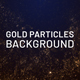 Gold Particles Background - VideoHive Item for Sale
