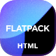 FLATPACK – Landing Pages Pack With Page Builder - ThemeForest Item for Sale