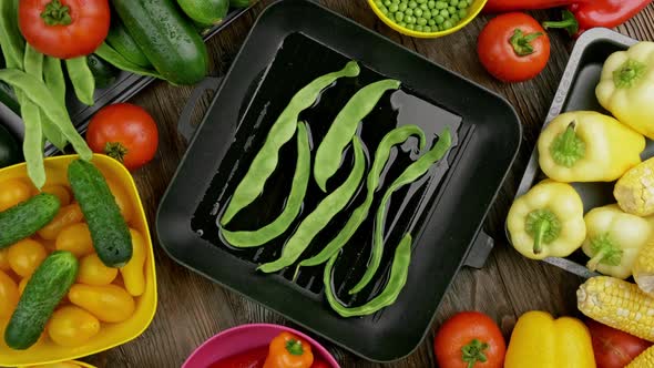 Colorful Set Organic Food