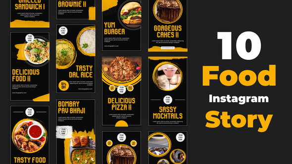 Food Promo Stories - Food Instagram Story Pack
