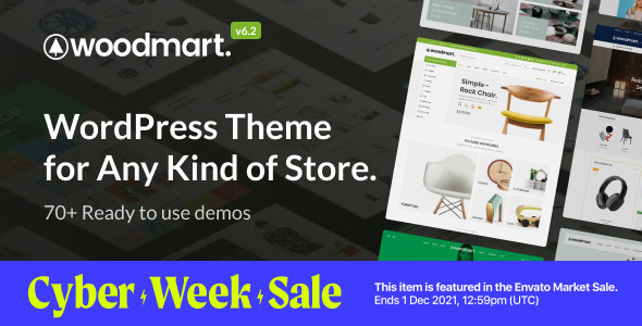 Тема WordPress WoodMart - Multipurpose WooCommerce Theme