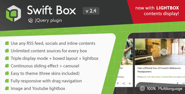 Swift Box - jQuery Contents Slider and Viewer