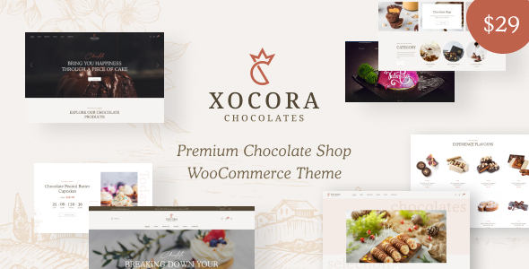 Xocora - Food Bakery WooCommerce WordPress Theme