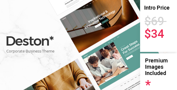 Тема WordPress Deston - Corporate Business Theme
