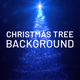 Blue Christmas Tree Background - VideoHive Item for Sale